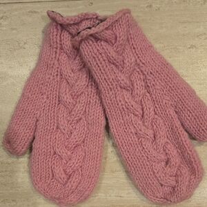 New Ganesh Himal Trading Company Namaste Handmade Pink Mittens